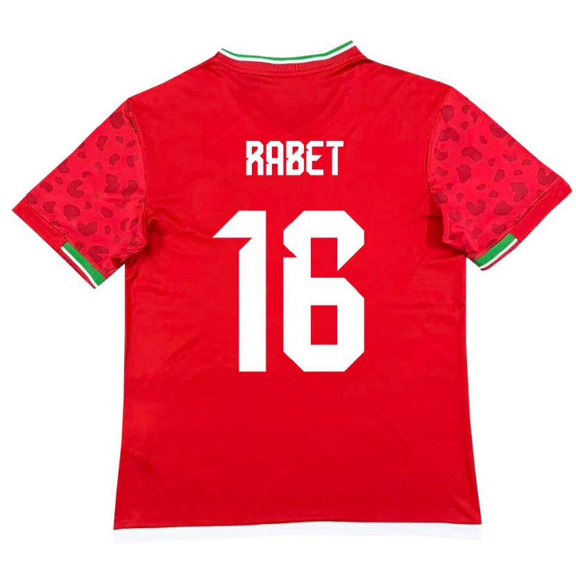 Danxen Women Iran Fardin Rabet #16 Red White Away Jersey 26-28 T-Shirt