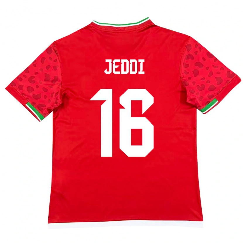 Danxen Women Iran Amirreza Jeddi #16 Red White Away Jersey 26-28 T-Shirt
