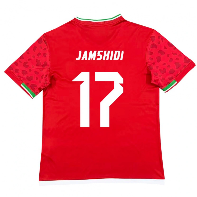 Danxen Women Iran Erfan Jamshidi #17 Red White Away Jersey 26-28 T-Shirt