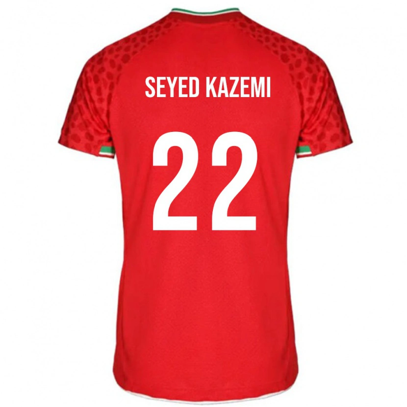 Danxen Women Iran Arefeh Seyed Kazemi #22 Red White Away Jersey 26-28 T-Shirt