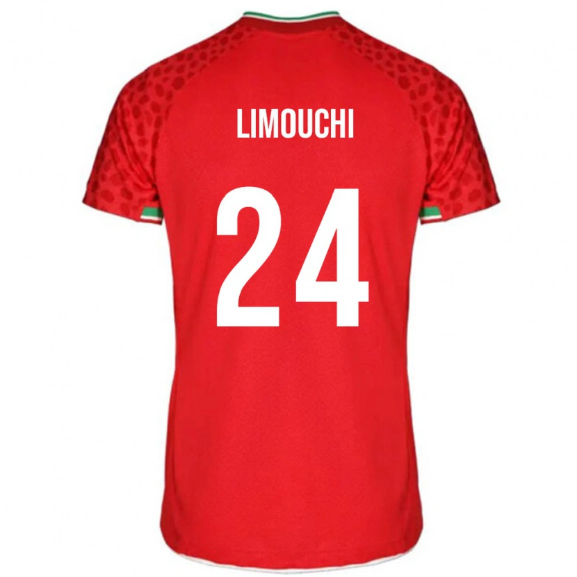 Danxen Women Iran Mehdi Limouchi #24 Red White Away Jersey 26-28 T-Shirt