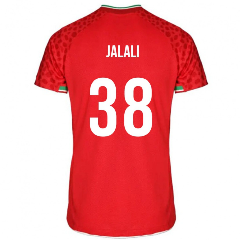 Danxen Women Iran Abolfazl Jalali #38 Red White Away Jersey 26-28 T-Shirt