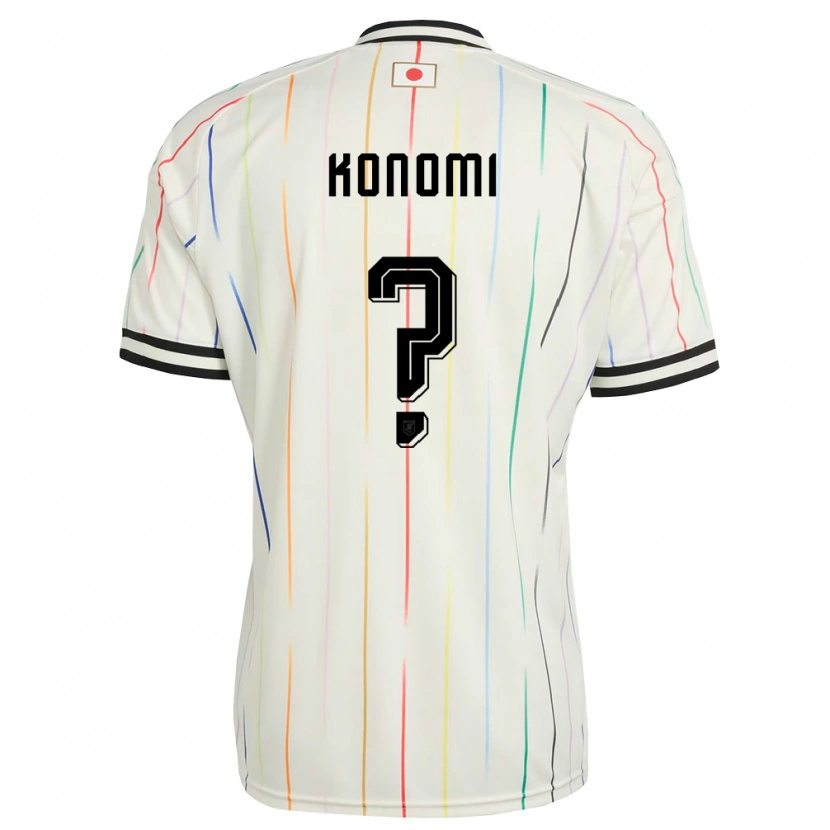 Danxen Women Japan Kaito Konomi #0 White Black Away Jersey 26-28 T-Shirt
