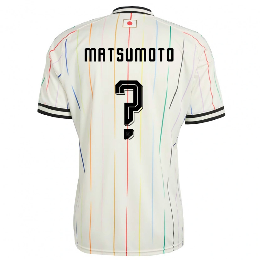 Danxen Women Japan Kanaru Matsumoto #0 White Black Away Jersey 26-28 T-Shirt