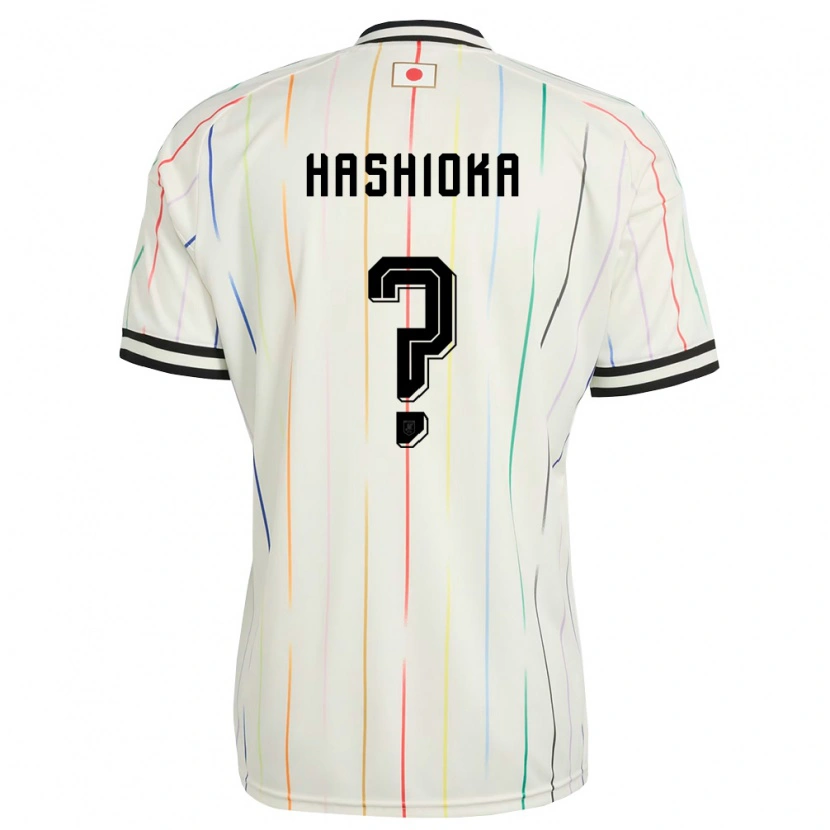 Danxen Women Japan Daiki Hashioka #0 White Black Away Jersey 26-28 T-Shirt
