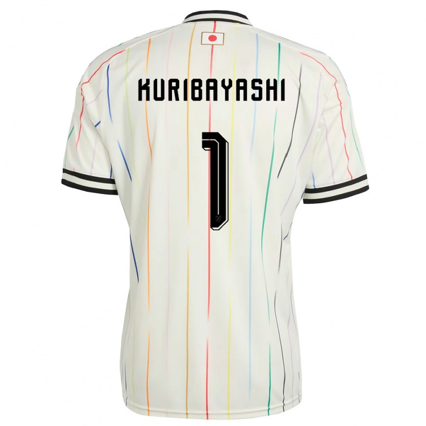 Danxen Women Japan Hayato Kuribayashi #1 White Black Away Jersey 26-28 T-Shirt