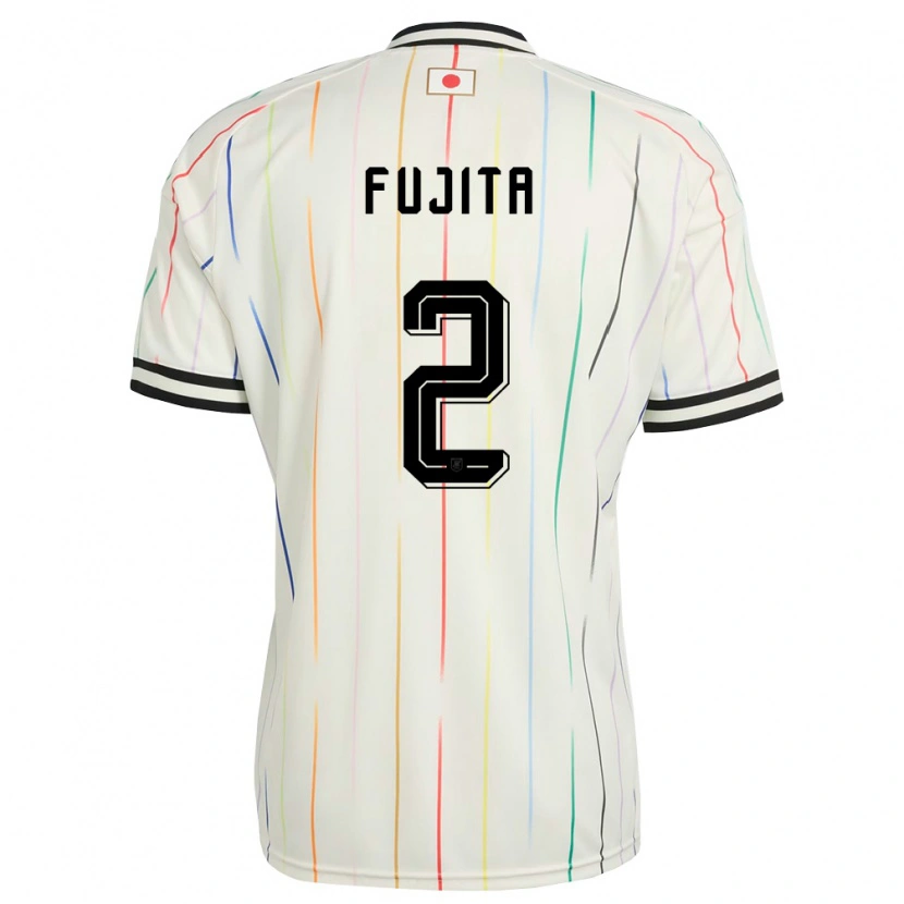 Danxen Women Japan Asuto Fujita #2 White Black Away Jersey 26-28 T-Shirt