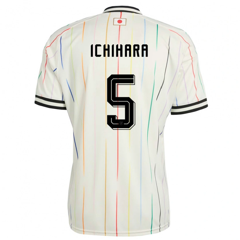Danxen Women Japan Rion Ichihara #5 White Black Away Jersey 26-28 T-Shirt