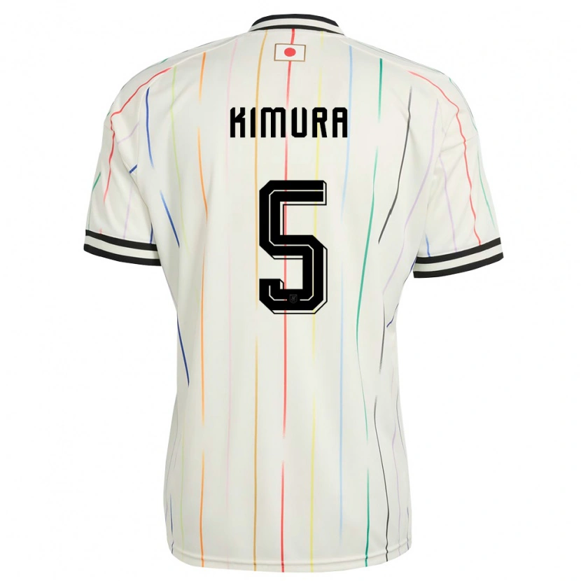 Danxen Women Japan Seiji Kimura #5 White Black Away Jersey 26-28 T-Shirt