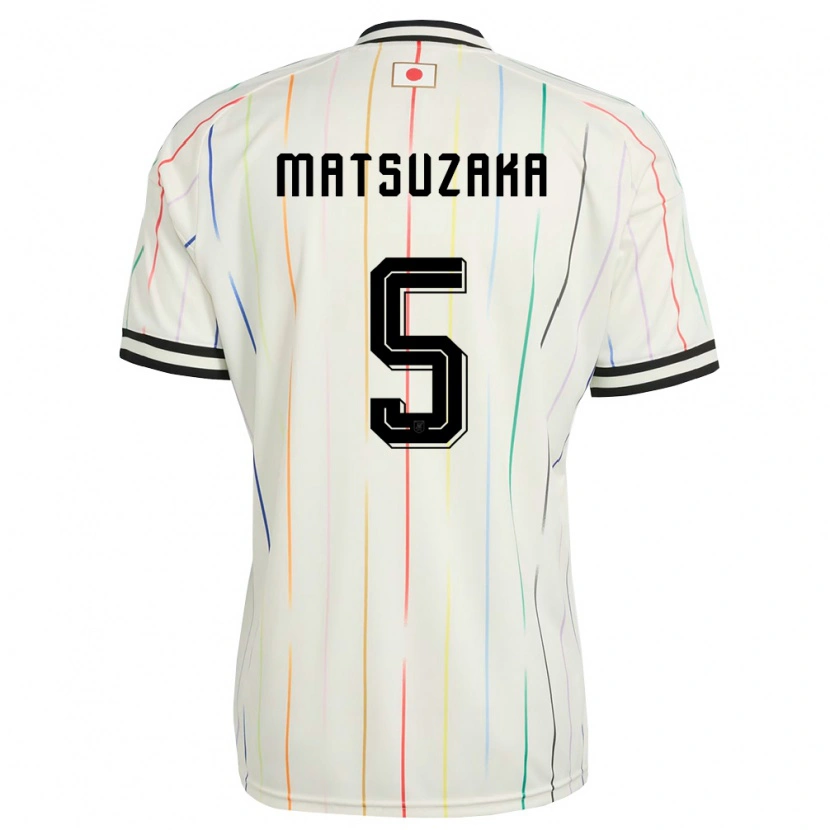Danxen Women Japan Aoi Matsuzaka #5 White Black Away Jersey 26-28 T-Shirt