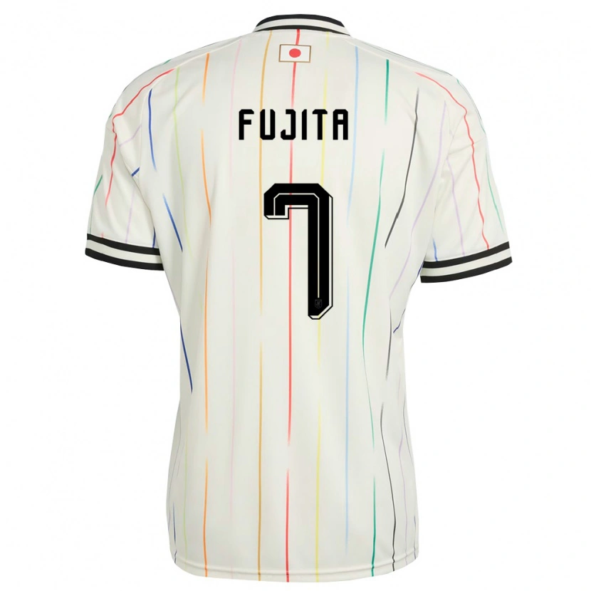 Danxen Women Japan Joel Chima Fujita #7 White Black Away Jersey 26-28 T-Shirt