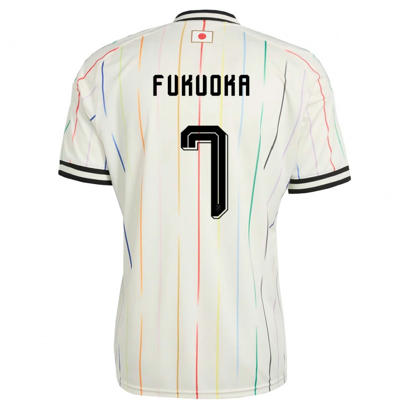 Danxen Women Japan Yuwa Fukuoka #7 White Black Away Jersey 26-28 T-Shirt
