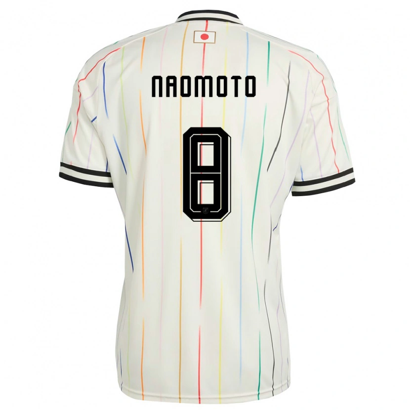 Danxen Women Japan Hikaru Naomoto #8 White Black Away Jersey 26-28 T-Shirt