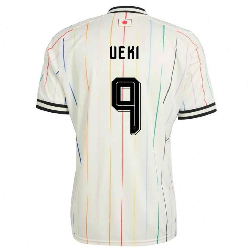 Danxen Women Japan Riko Ueki #9 White Black Away Jersey 26-28 T-Shirt