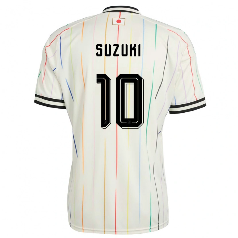 Danxen Women Japan Yuito Suzuki #10 White Black Away Jersey 26-28 T-Shirt