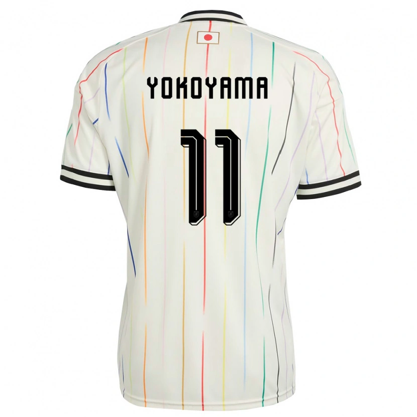 Danxen Women Japan Yumeki Yokoyama #11 White Black Away Jersey 26-28 T-Shirt