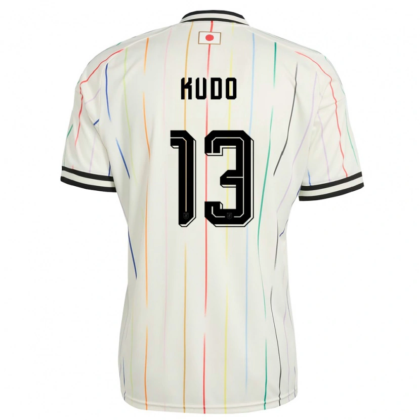 Danxen Women Japan Kota Kudo #13 White Black Away Jersey 26-28 T-Shirt