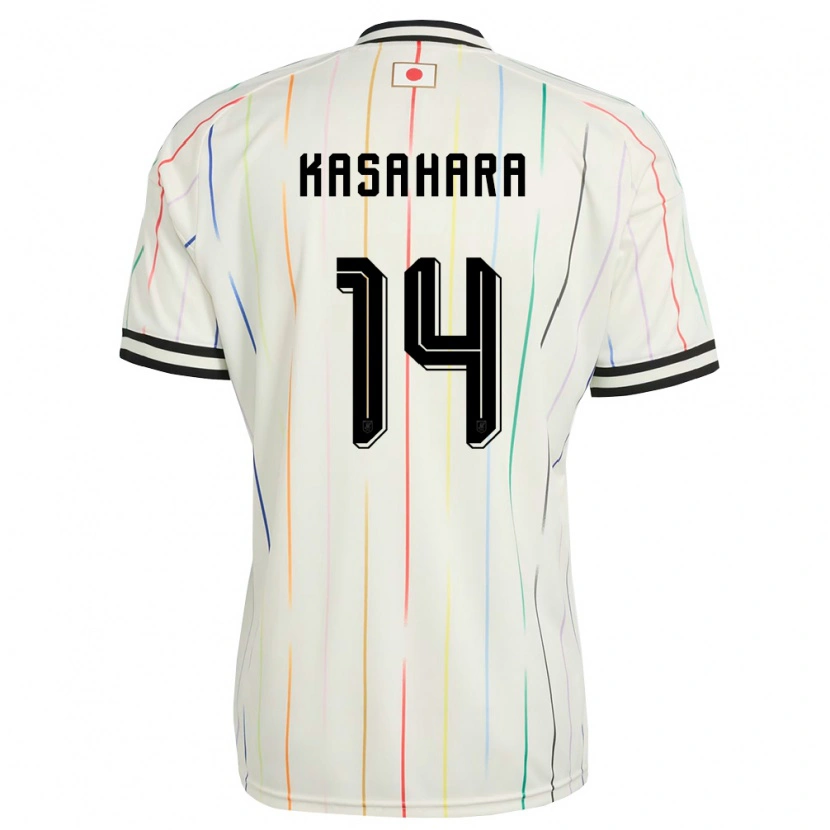 Danxen Women Japan Kyota Kasahara #14 White Black Away Jersey 26-28 T-Shirt