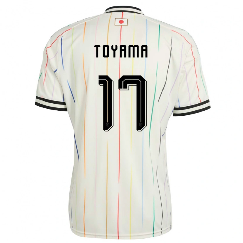 Danxen Women Japan Koe Toyama #17 White Black Away Jersey 26-28 T-Shirt