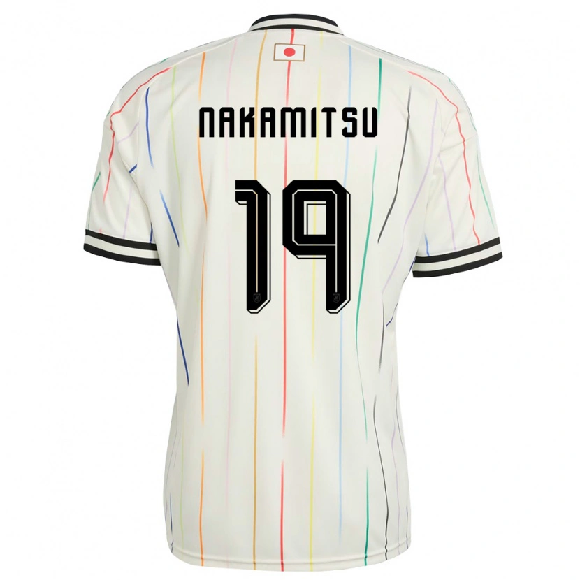 Danxen Women Japan Kanata Nakamitsu #19 White Black Away Jersey 26-28 T-Shirt