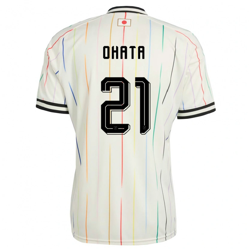 Danxen Women Japan Ayumu Ohata #21 White Black Away Jersey 26-28 T-Shirt