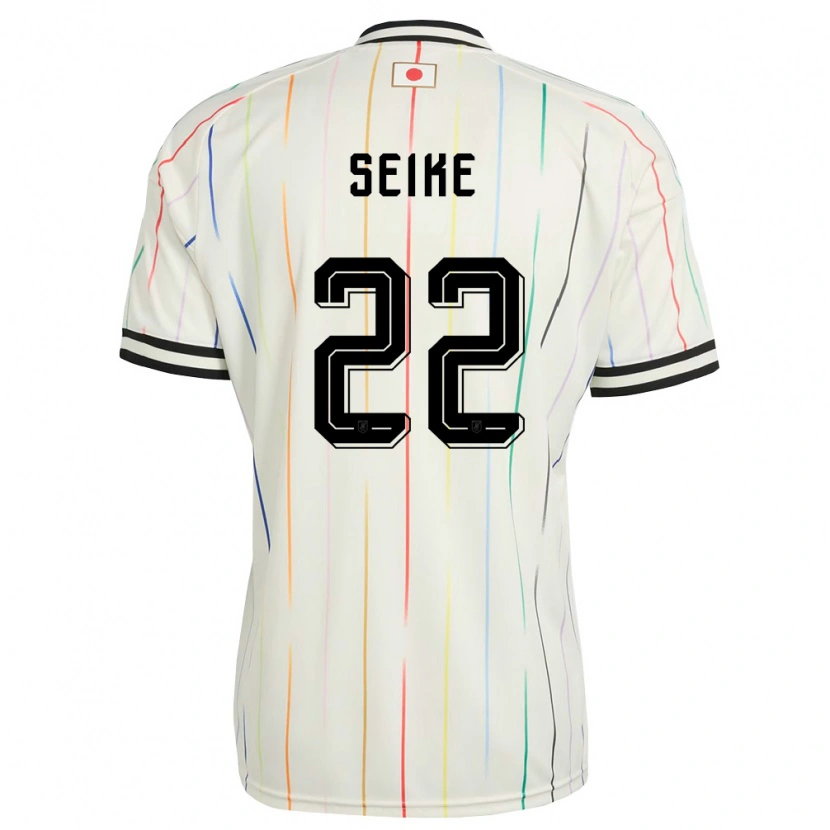 Danxen Women Japan Kiko Seike #22 White Black Away Jersey 26-28 T-Shirt