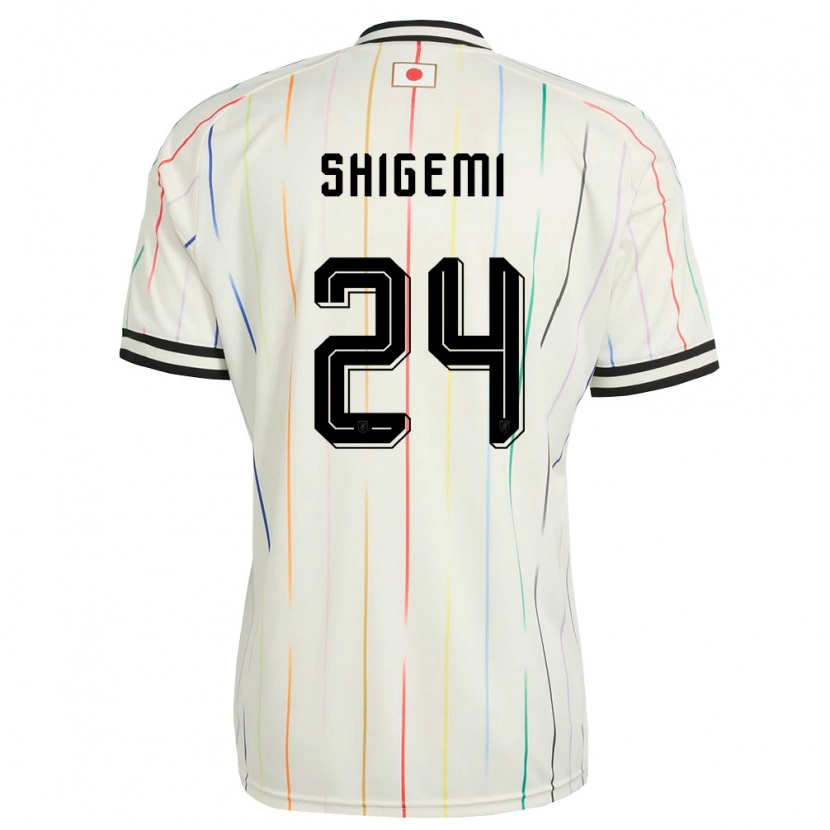 Danxen Women Japan Masato Shigemi #24 White Black Away Jersey 26-28 T-Shirt