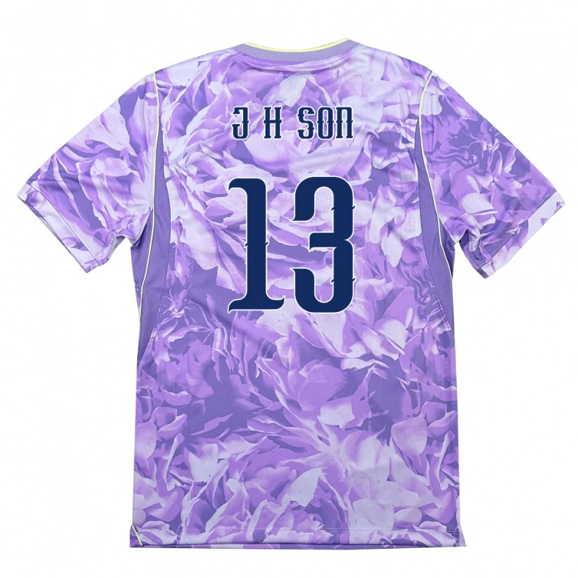 Danxen Women South Korea Jun-Ho Son #13 Purple Green Away Jersey 26-28 T-Shirt