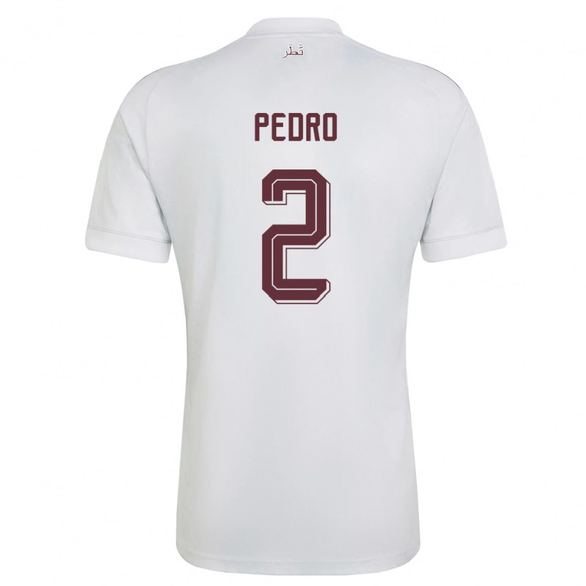Danxen Women Qatar Ro Ro #2 White Burgundy Away Jersey 26-28 T-Shirt