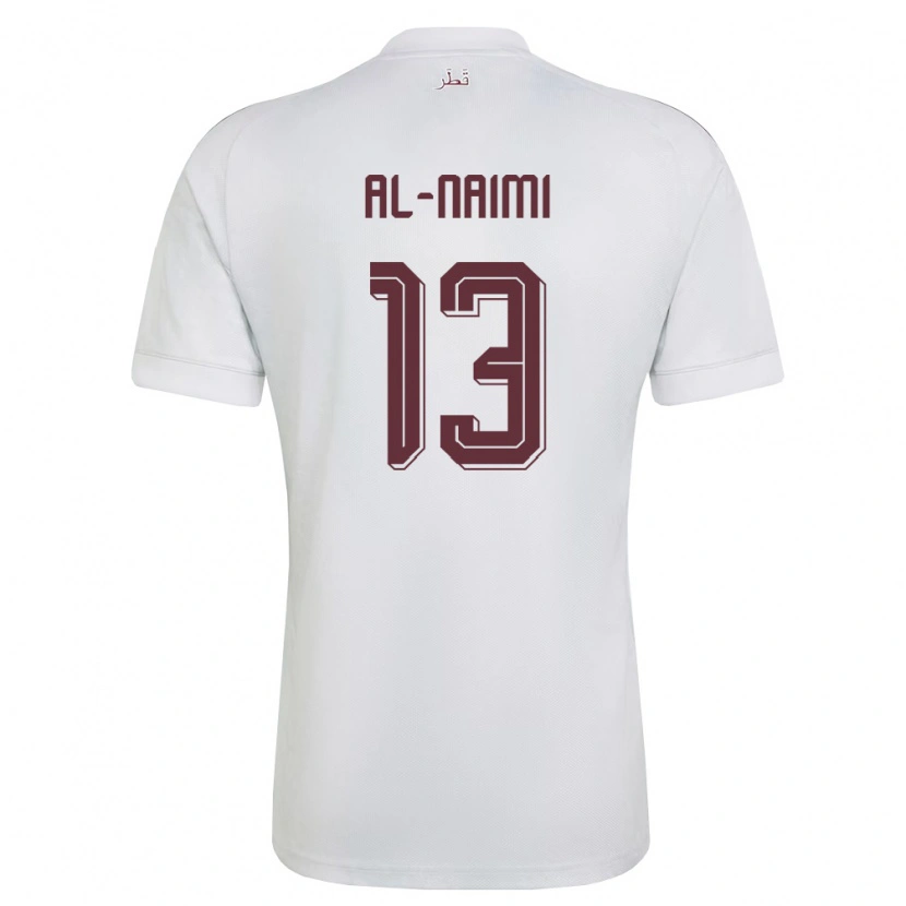 Danxen Women Qatar Zahra Al Naimi #13 White Burgundy Away Jersey 26-28 T-Shirt
