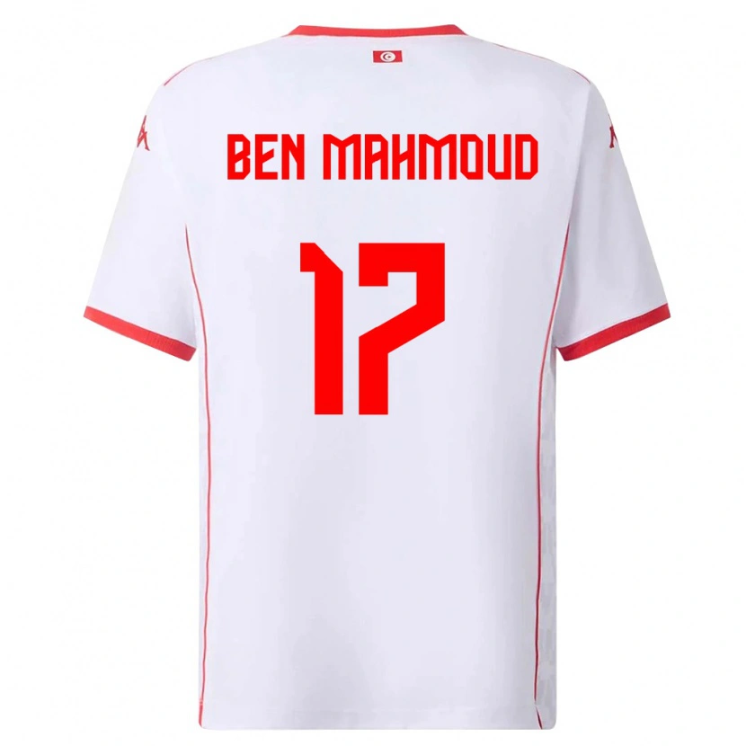 Danxen Women Tunisia Yessine Ben Mahmoud #17 White Red Away Jersey 26-28 T-Shirt