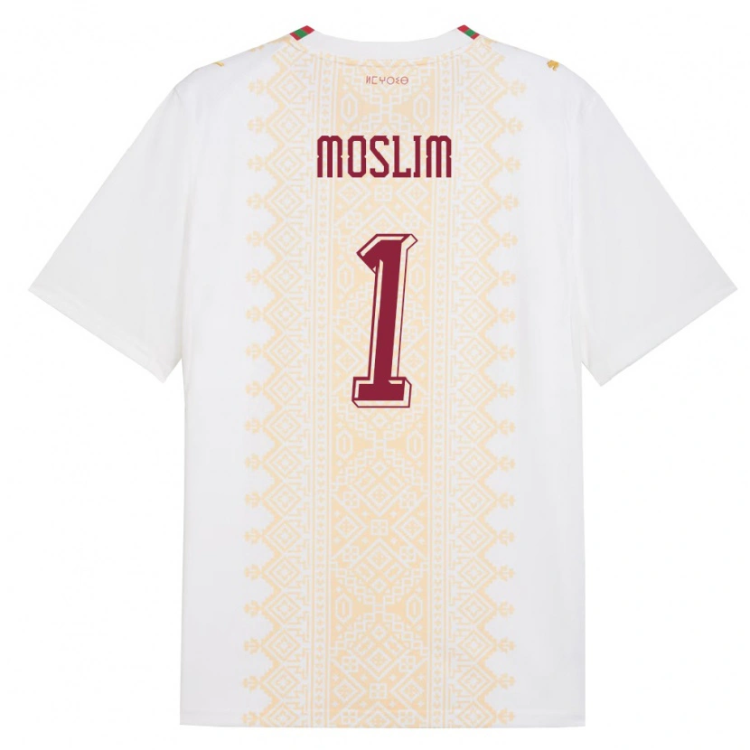 Danxen Women Morocco Sad Moslim #1 White Gold Red Away Jersey 26-28 T-Shirt