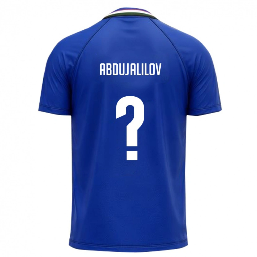 Danxen Kid Uzbekistan Timur Abdujalilov #0 Royal Blue White Home Jersey 26-28 T-Shirt