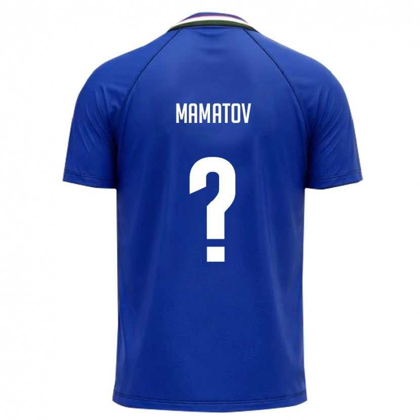 Danxen Kid Uzbekistan Abubakr Mamatov #0 Royal Blue White Home Jersey 26-28 T-Shirt