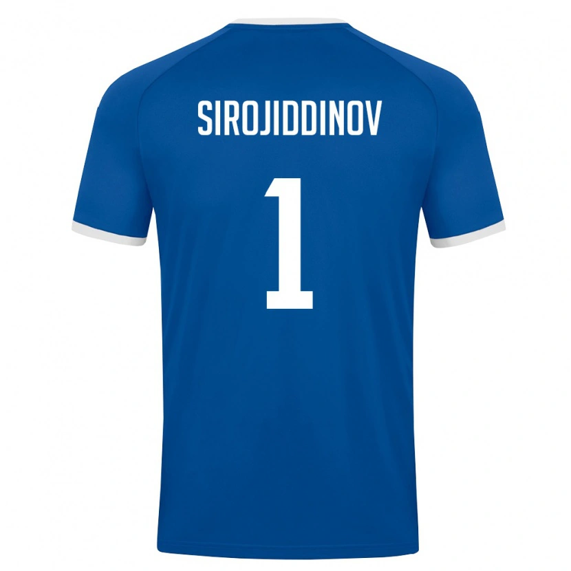 Danxen Kid Uzbekistan Mekhrojbek Sirojiddinov #1 Royal Blue White Home Jersey 26-28 T-Shirt