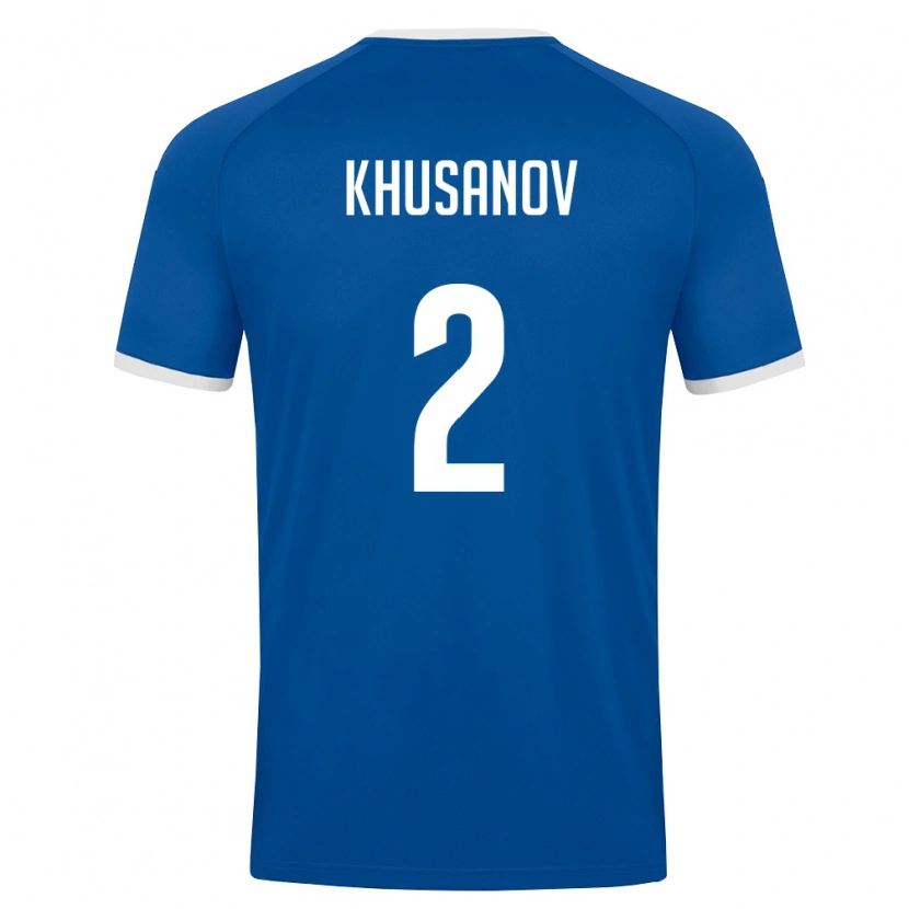 Danxen Kid Uzbekistan Abdukodir Khusanov #2 Royal Blue White Home Jersey 26-28 T-Shirt