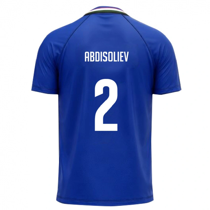 Danxen Kid Uzbekistan Mashkhurbek Abdisoliev #2 Royal Blue White Home Jersey 26-28 T-Shirt