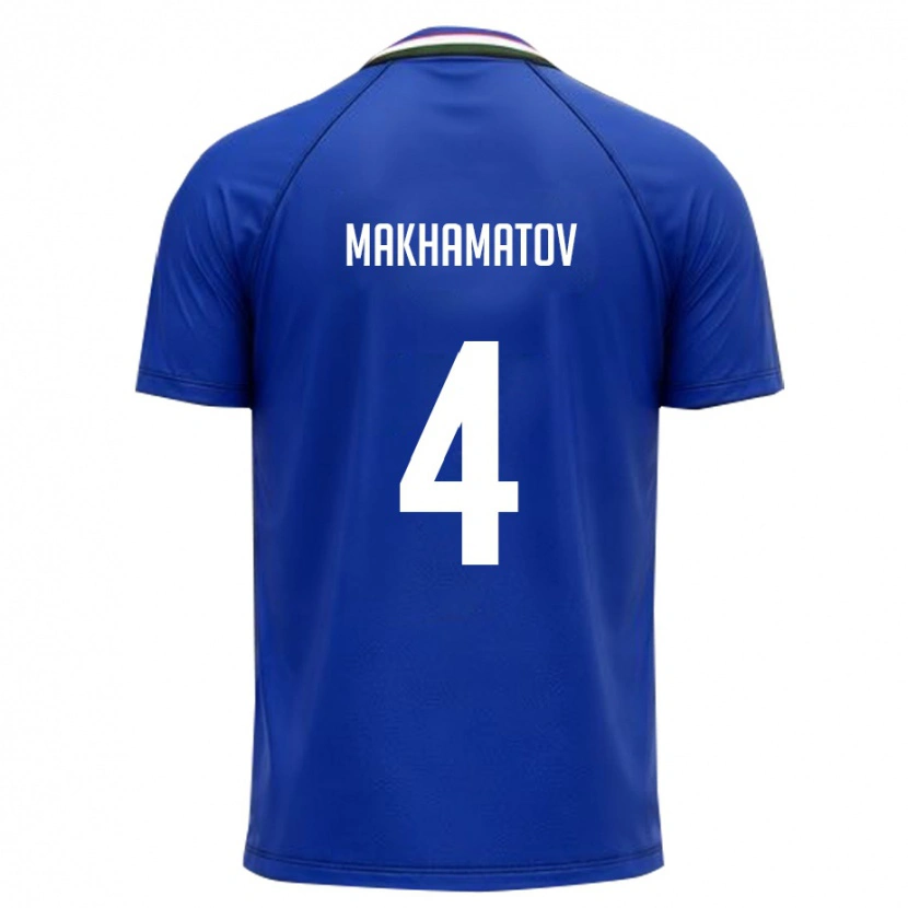 Danxen Kid Uzbekistan Abdushukur Makhamatov #4 Royal Blue White Home Jersey 26-28 T-Shirt