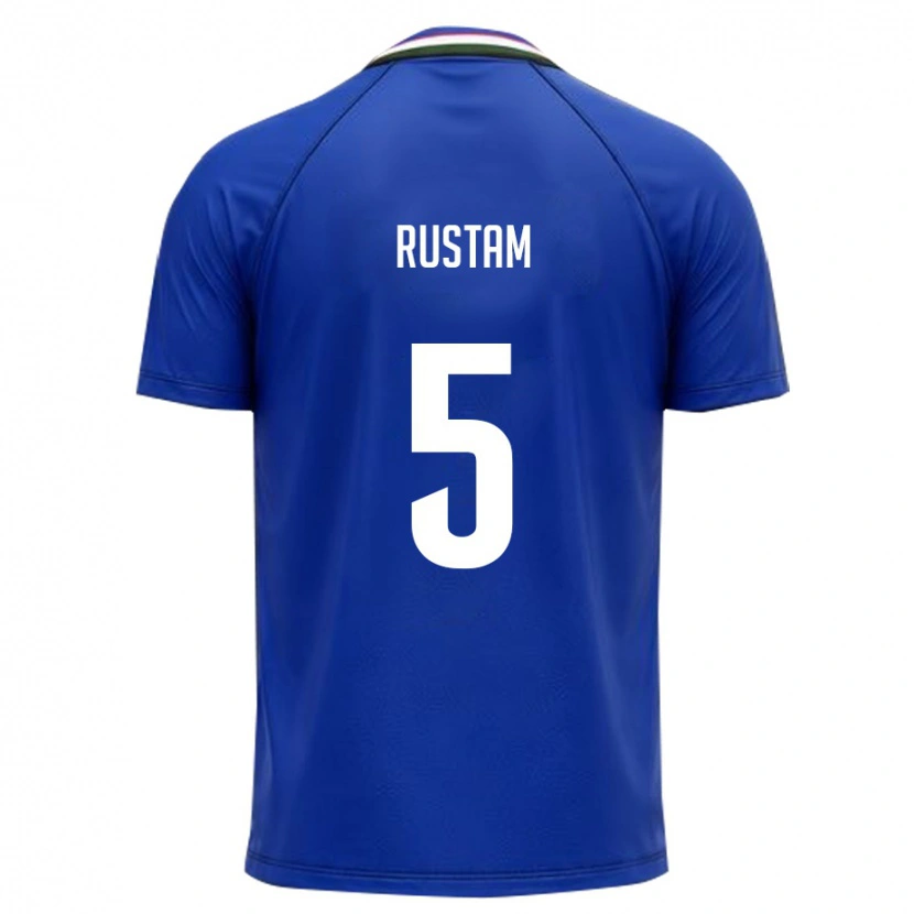 Danxen Kid Uzbekistan Rustam Ashurmatov #5 Royal Blue White Home Jersey 26-28 T-Shirt