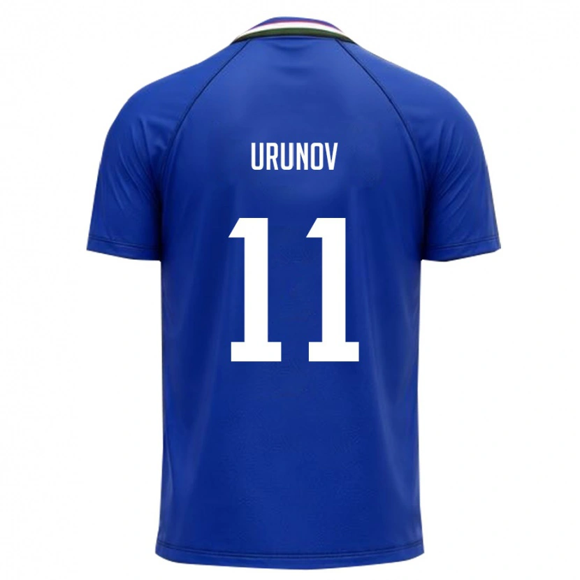 Danxen Kid Uzbekistan Oston Urunov #11 Royal Blue White Home Jersey 26-28 T-Shirt