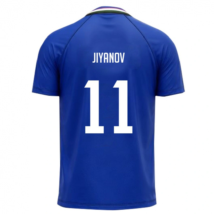 Danxen Kid Uzbekistan Ruslanbek Jiyanov #11 Royal Blue White Home Jersey 26-28 T-Shirt