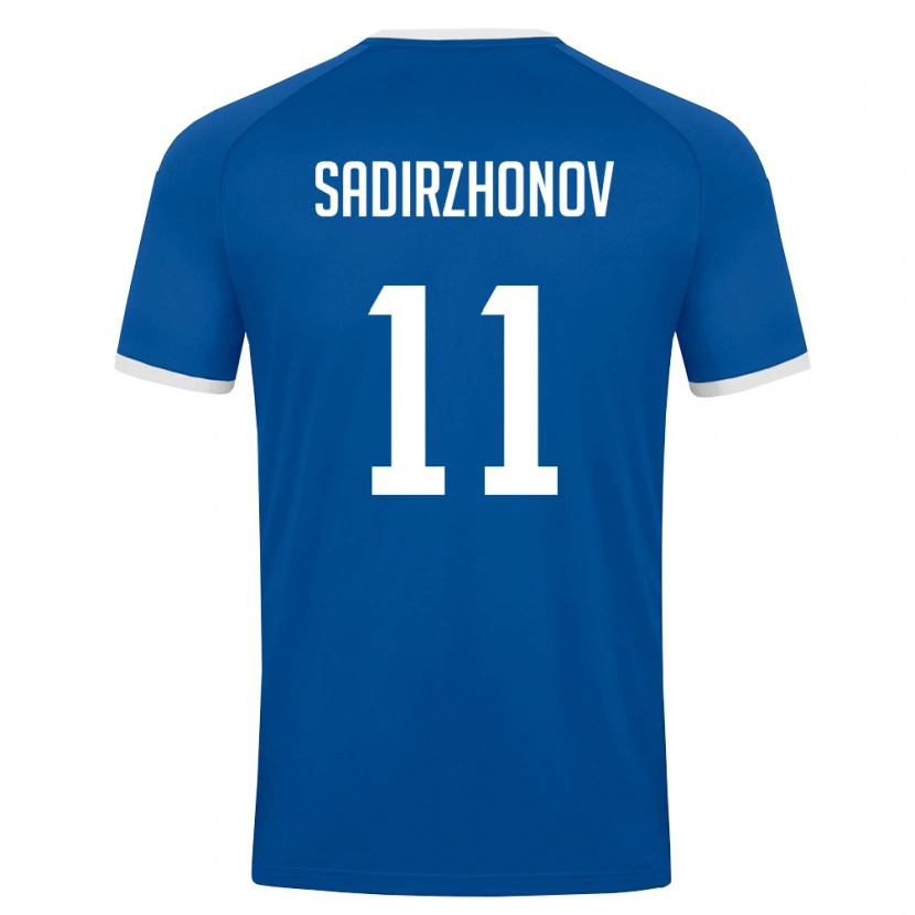 Danxen Kid Uzbekistan Sukhrob Sadirzhonov #11 Royal Blue White Home Jersey 26-28 T-Shirt