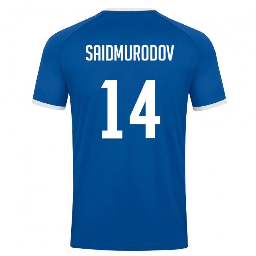 Danxen Kid Uzbekistan Bekhruz Saidmurodov #14 Royal Blue White Home Jersey 26-28 T-Shirt