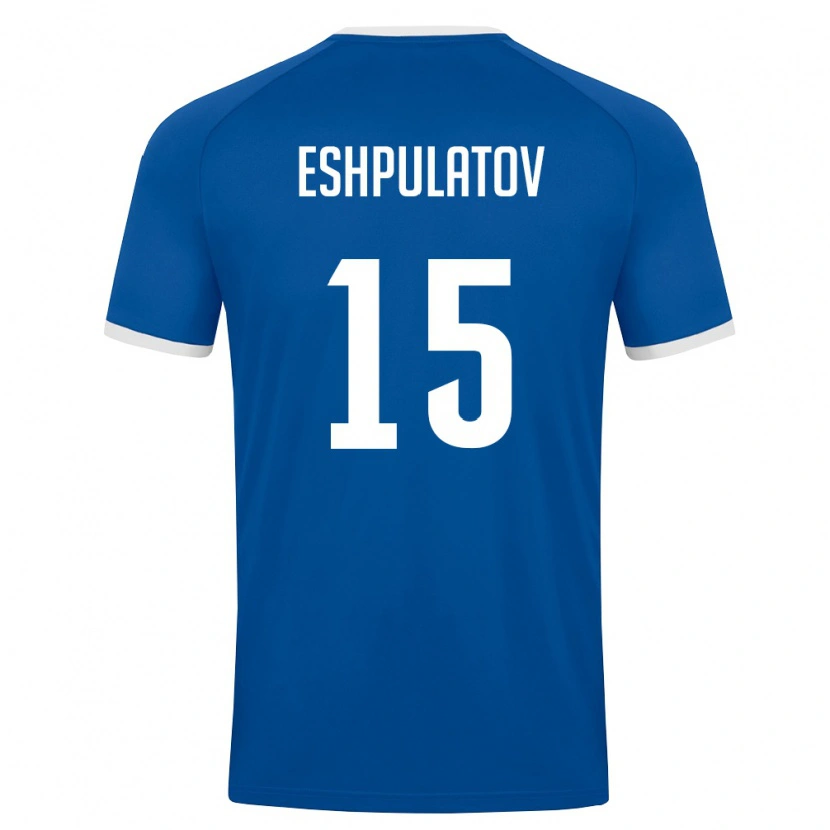 Danxen Kid Uzbekistan Mironshokh Eshpulatov #15 Royal Blue White Home Jersey 26-28 T-Shirt