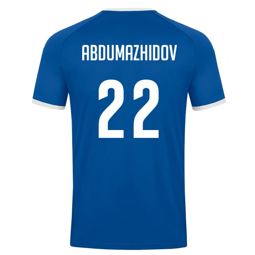 Danxen Kid Uzbekistan Mukhammadrasul Abdumazhidov #22 Royal Blue White Home Jersey 26-28 T-Shirt