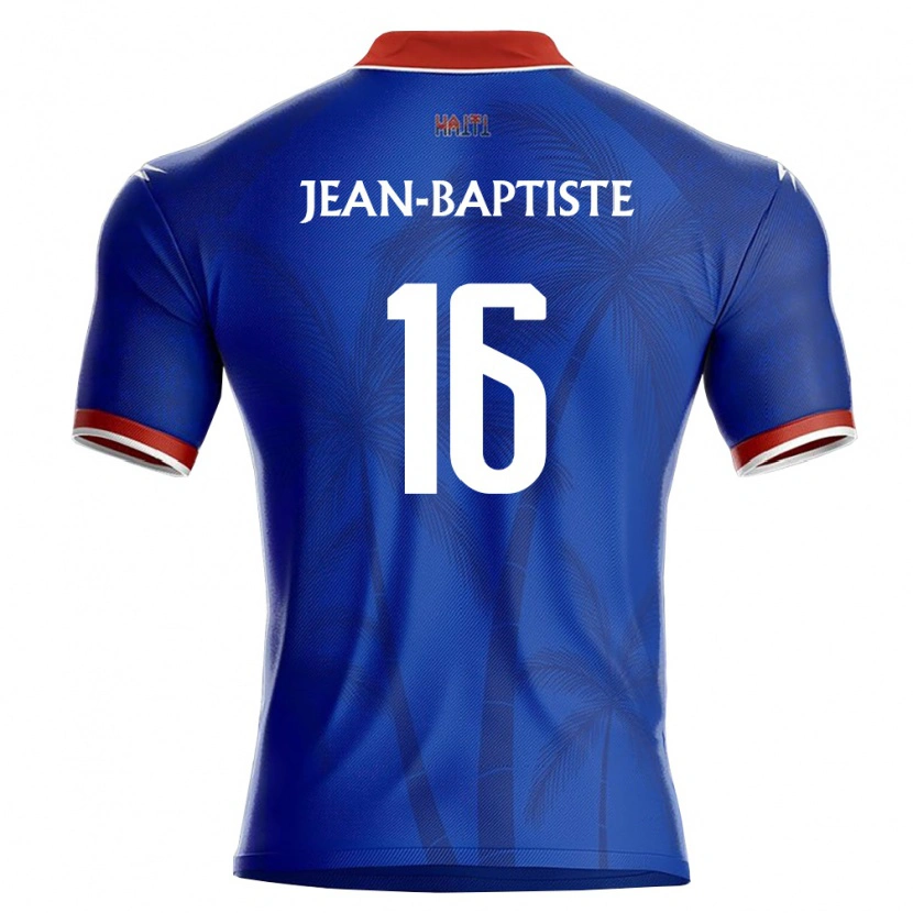 Danxen Kid Haiti Sonson Jean-Baptiste #16 Blue Red White Home Jersey 26-28 T-Shirt