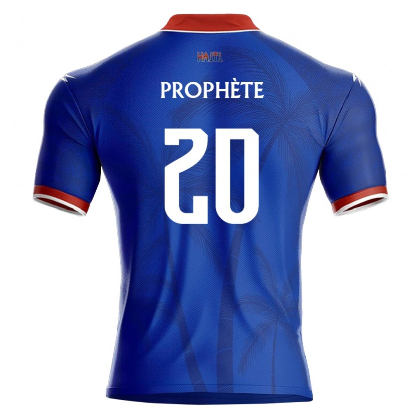 Danxen Kid Haiti Macenat Prophète #20 Blue Red White Home Jersey 26-28 T-Shirt