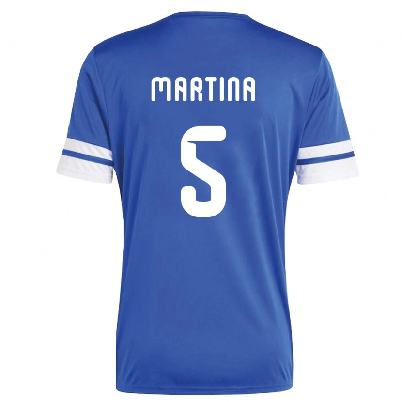 Danxen Kid Curaçao Jorvimar Martina #5 Navy White Home Jersey 26-28 T-Shirt