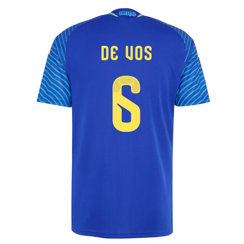 Danxen Kid Curaçao James De Vos #6 Navy White Home Jersey 26-28 T-Shirt