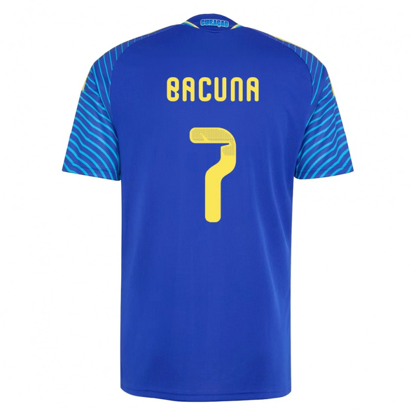 Danxen Kid Curaçao Juninho Bacuna #7 Navy White Home Jersey 26-28 T-Shirt